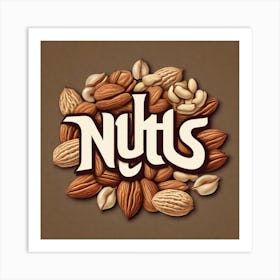 Nuts As A Logo (27) Art Print