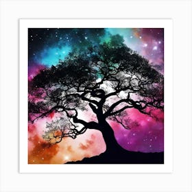 Tree In The Sky 20 Art Print