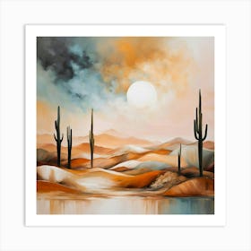 Desert Sunset Art Print