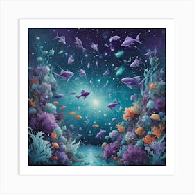 Under The Sea 3 Art Print