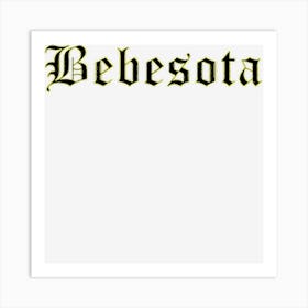 Bebesota Latina Vintage Art Print