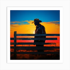 The Rancher Art Print