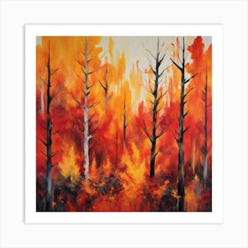 Autumn Forest 3 Art Print