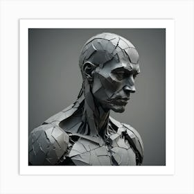 Man Made Of Metal Art Print