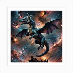 Flying Dragon Art Print