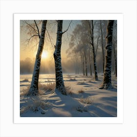 Winter Landscape Art Print