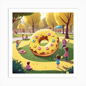 Donut Art Print