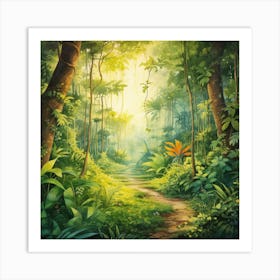 Jungle Path Art Print