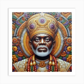 King Of Nigeria Art Print