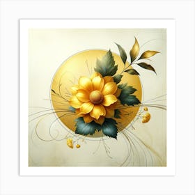 Yellow Flower 4 Art Print