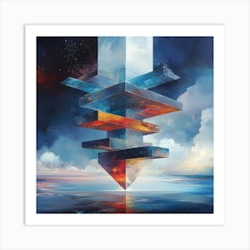 Arrow In The Sky Art Art Print