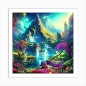 Beautiful Fantasical World Art Print