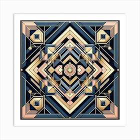 abstract decor Art Print