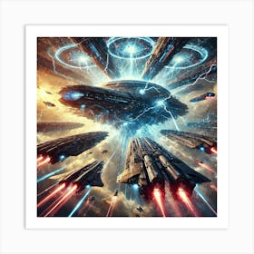 Aether Class Command Carriers Capabilities Stratospheric Sovereigns Art Print