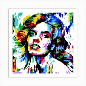 Woman'S Face Art Print