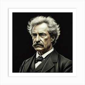 Mark Twain Art Print