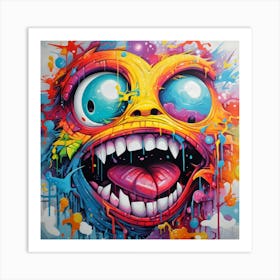 Splatter Art Art Print