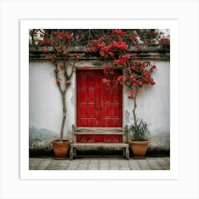 Red Door 1 Art Print