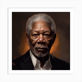 Morgan Freeman 1 Art Print