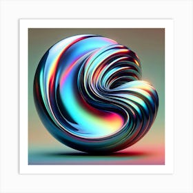 Abstract 3d Art Art Print