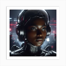 Android Woman Art Print