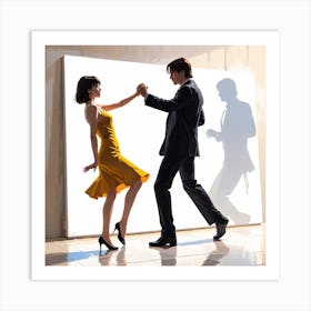 Couple Dancing - Dance Stock Videos & Royalty-Free Footage Art Print