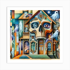 Haunted Art Print