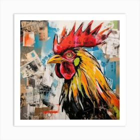 Rooster Art Print