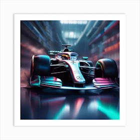 Mercedes F1 Car Art Print