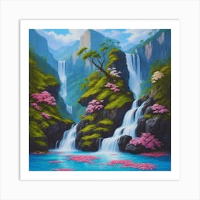 Waterfall 2 Art Print