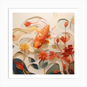 Koi Fish 1 Art Print