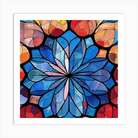 Stained Glass Window Art Print