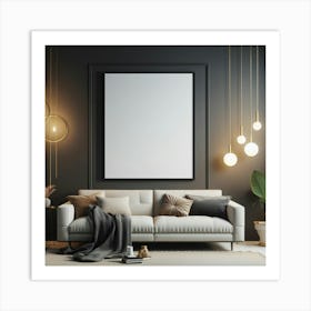 Modern Living Room 2 Art Print