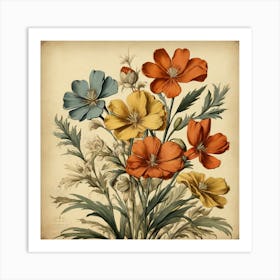 Flowers In A Vase Art Print