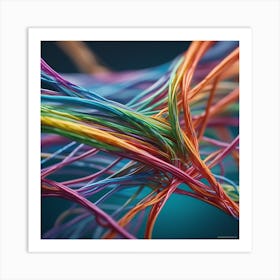 Wires 10 Art Print