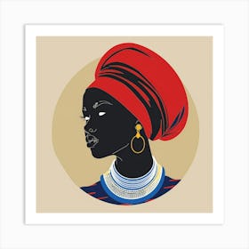 African Woman 132 Art Print