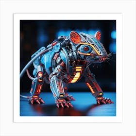 Robot Rat 1 Art Print