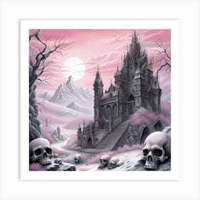 Castle Of Skulls 2 Art Print