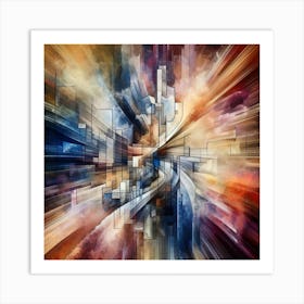 Abstract Painting 9 Art Print