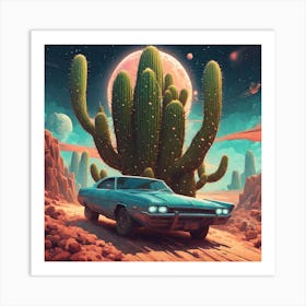 Cactus Desert 7 Art Print