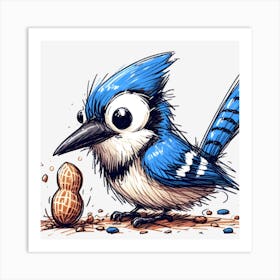 Bluejay ~Reimagined 14 Art Print