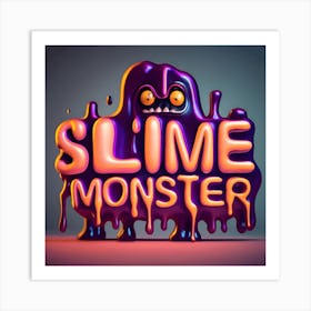 Slim Monster Art Print