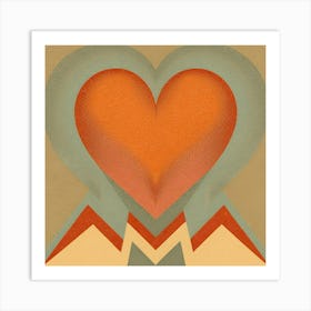 Heart Of The Mountains Art Print