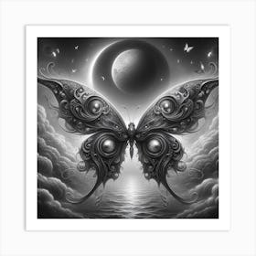 Butterfly In The Sky 17 Art Print