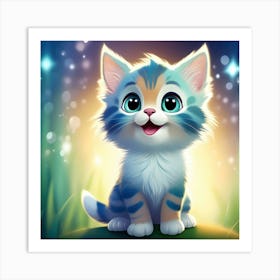 Cute Kitten 4 Art Print