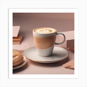 Coffee And Donuts Art Print