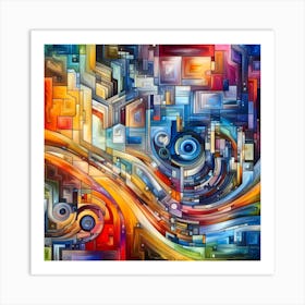 Abstract Painting 79 Art Print