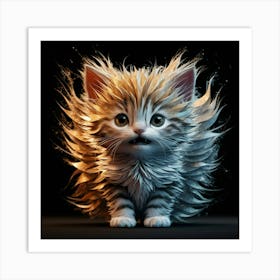 Kitty Cat Art Print