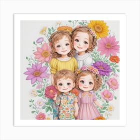 Fam charm Art Print