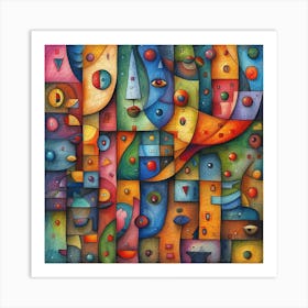 Abstract Painting 14 Art Print